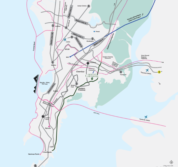 Mount Chembur location map